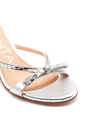 Sandalo in pelle argento metallizzato CHANTAL 1962 | 3143ARGENTO